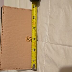 Chic Blush Women's Wallet with Gold Accents